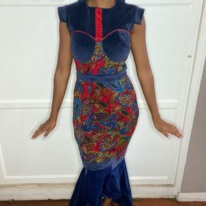 Mixed Print Fun Dress